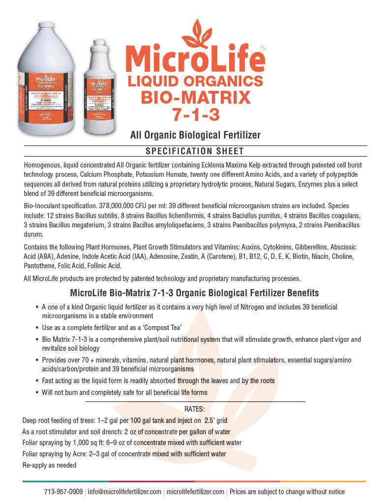 MicroLife Bio-Matrix 7-1-3
